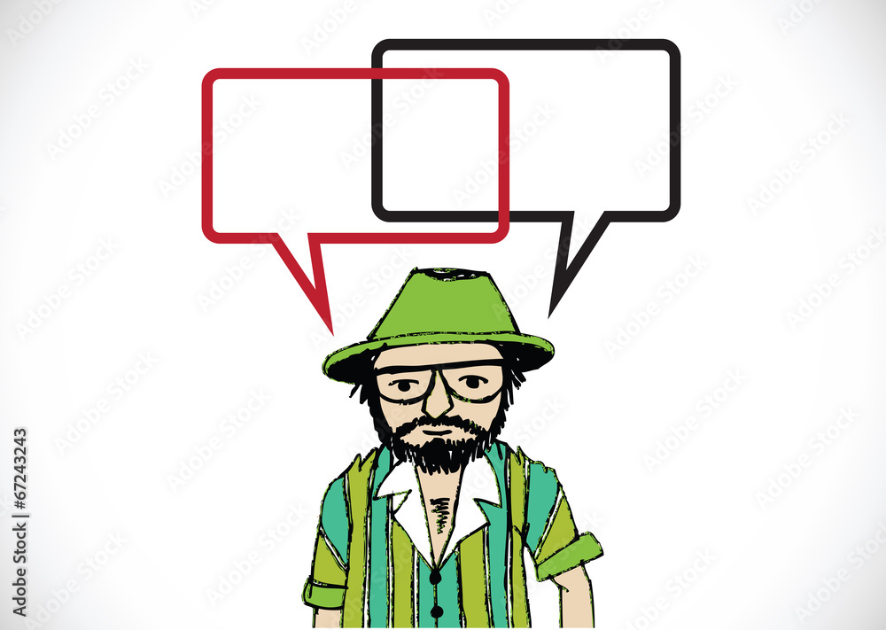 People thinking and peoples talking with dialog speech bubbles People thinking and peoples talking with dialog speech bubbles