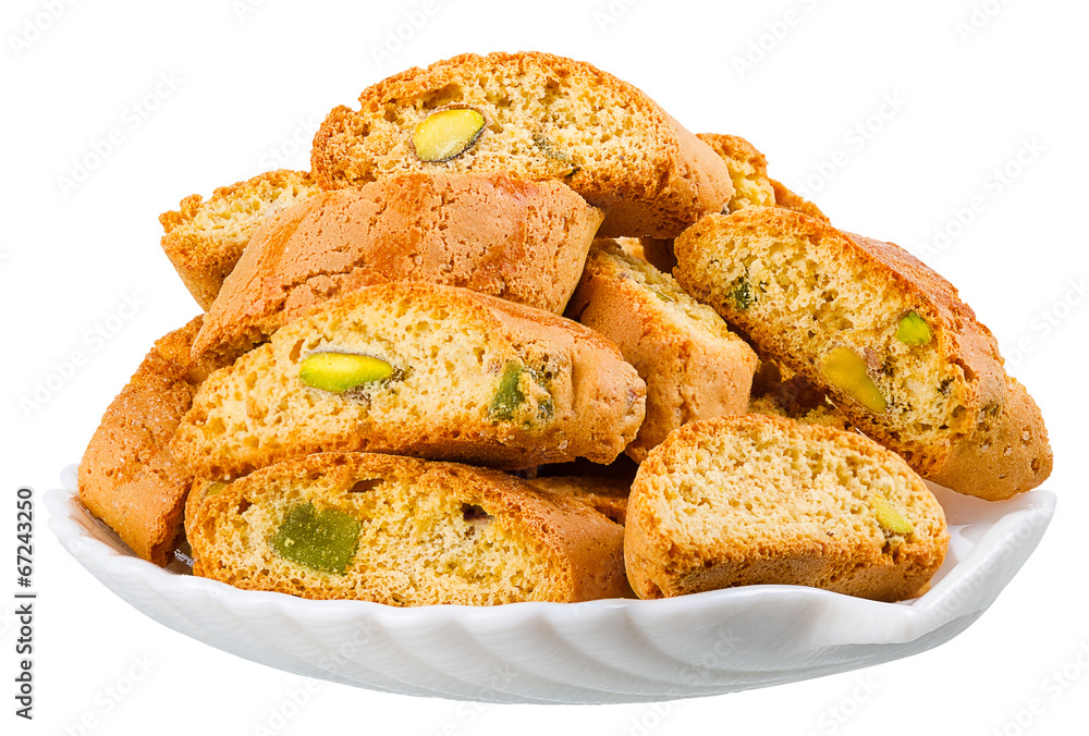 hard, dry biscuit with pistachios hard, dry biscuit with pistachios