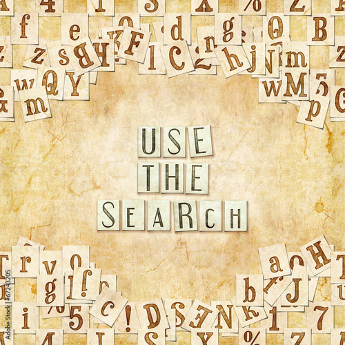 use the search