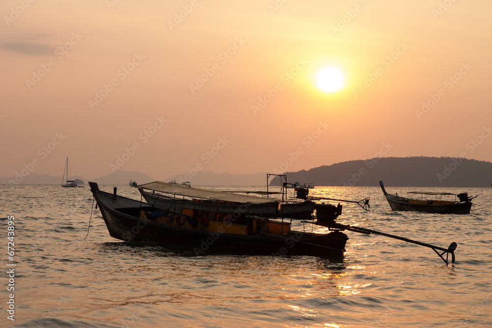 Long tail boat, Krabi, Thailand Long tail boat, Krabi, Thailand