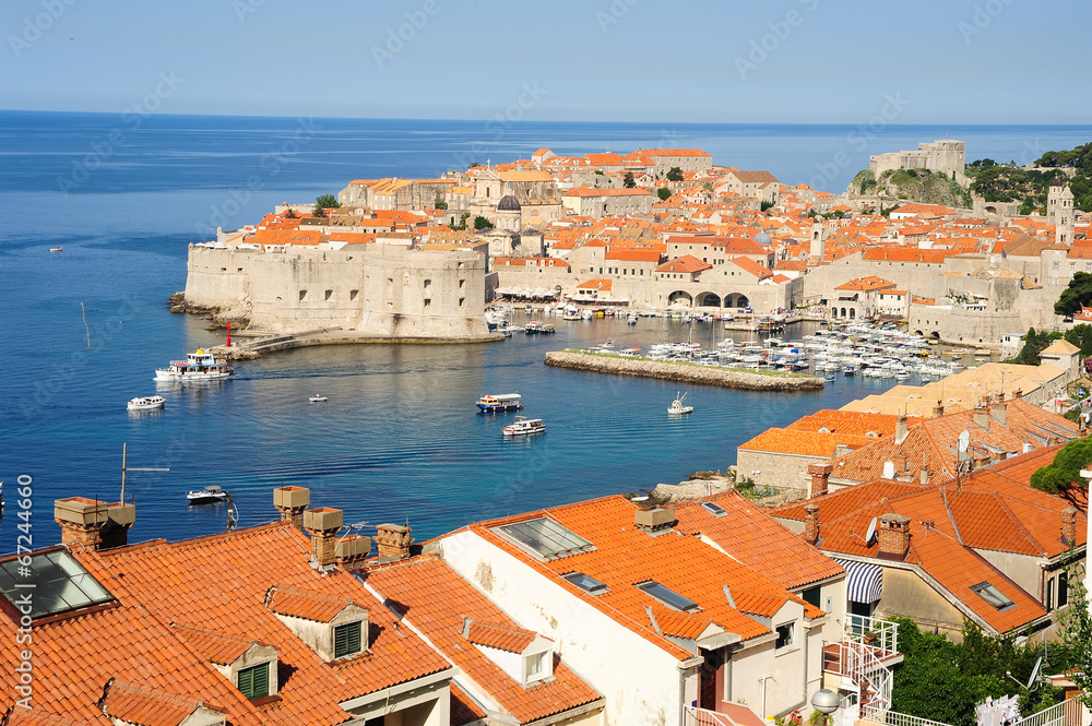 The old town of Dubrovnik