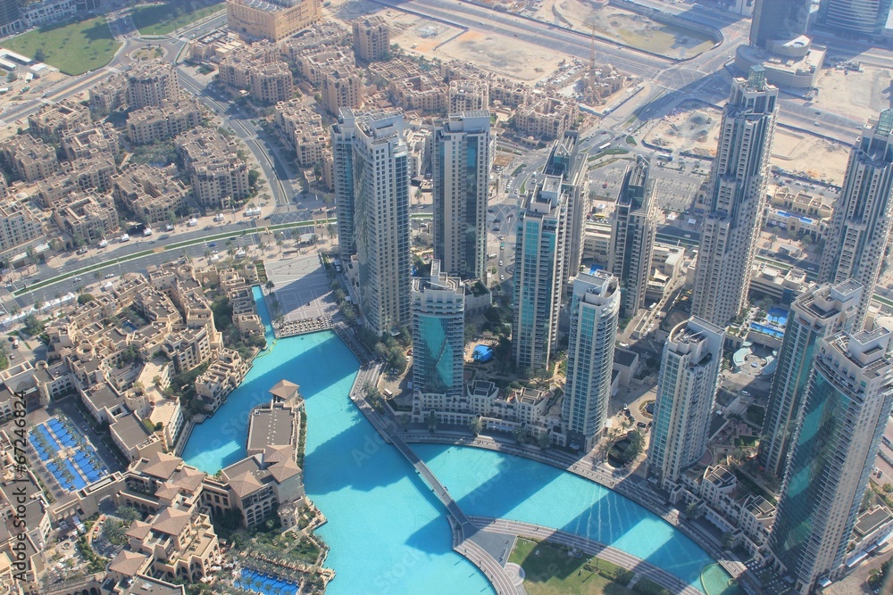 Fototapeta premium View from the Burg Khalifa, Dubai