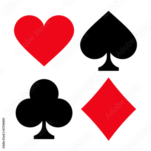 Playing card symbols