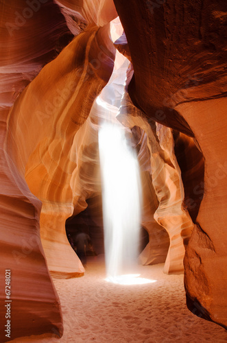 Spotlight in the Antelpe Canyon - USA
