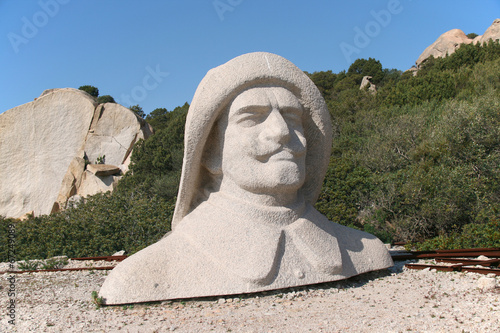 Galeazzo Ciano granite bust photo
