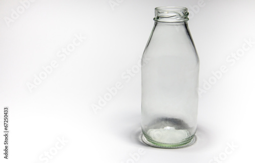 empty milk bottle
