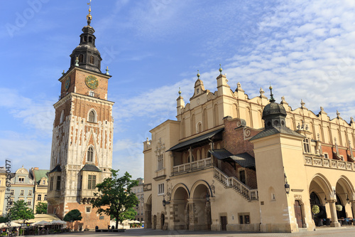 Town Hall Tower and Sukiennice Hall, Main Square, Krakow