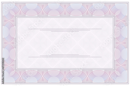 Blank certificate