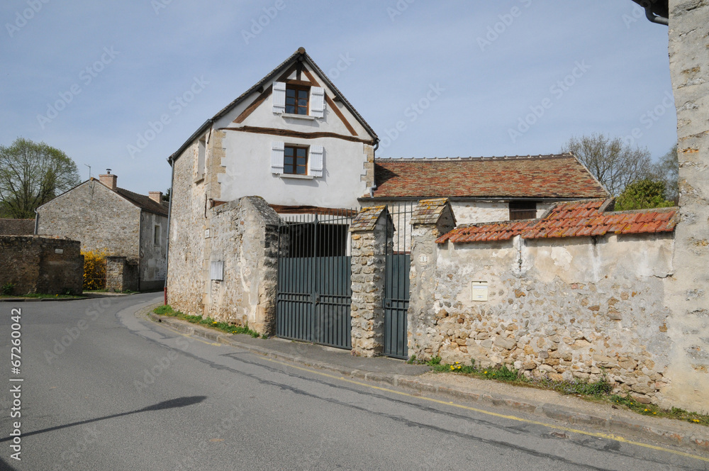 France, the picturesque village of Fremainille