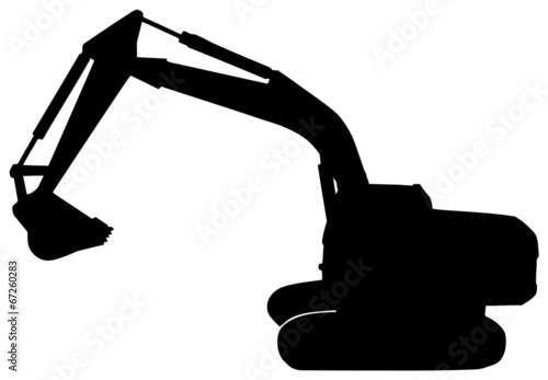 Digger silhouette