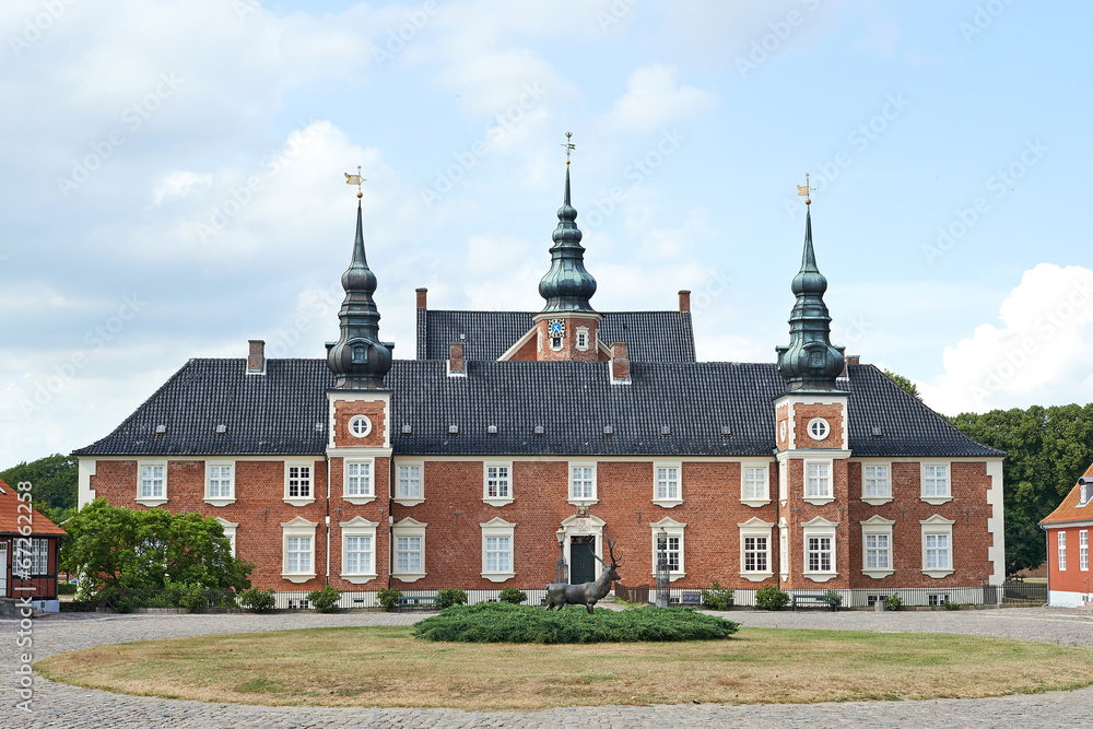 Fototapeta premium Jaegerspris Castle located in zealand, Denmark