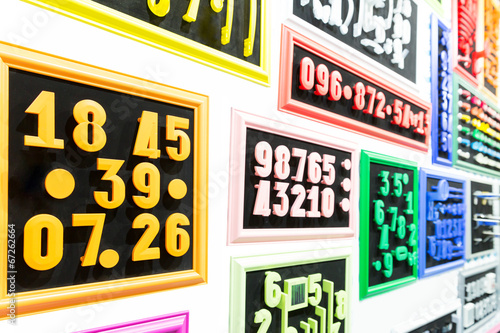 Collection of colorful numbers
