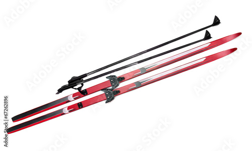 Konstfotografi Cross-country skis