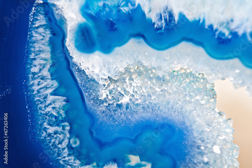 Quadro su tela Blue stone lapis lazuli macro