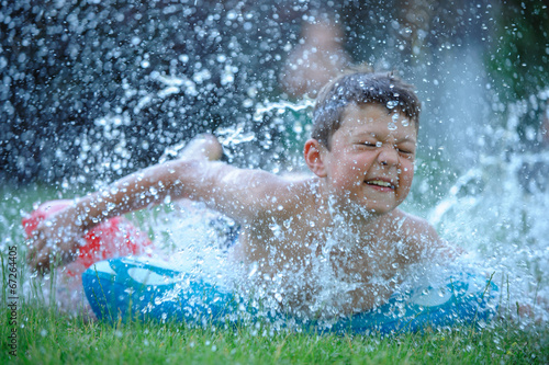 Summer slide splash © Ben