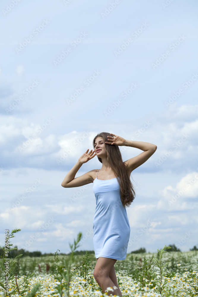 Young beautiful woman in sexy dress Young beautiful woman in sexy dress