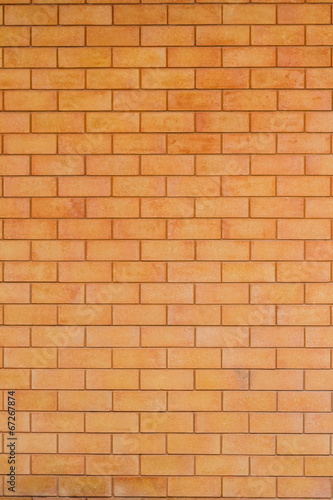 Red brick, wall texture background.