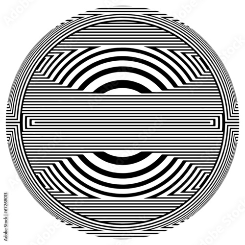 Button Black And White Vector