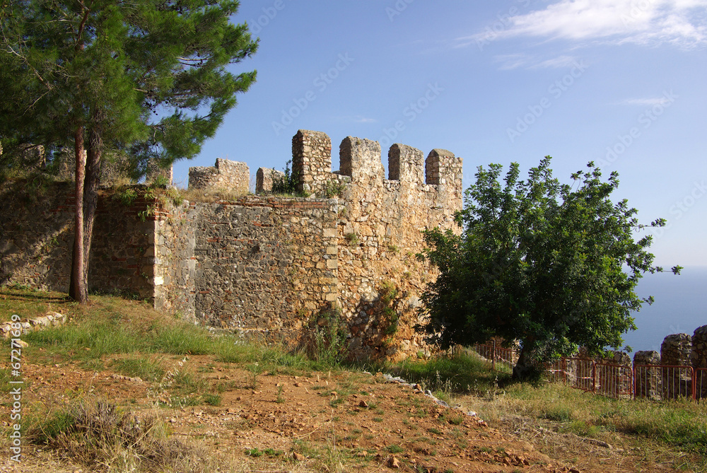 Castle in Alanya, Turkey