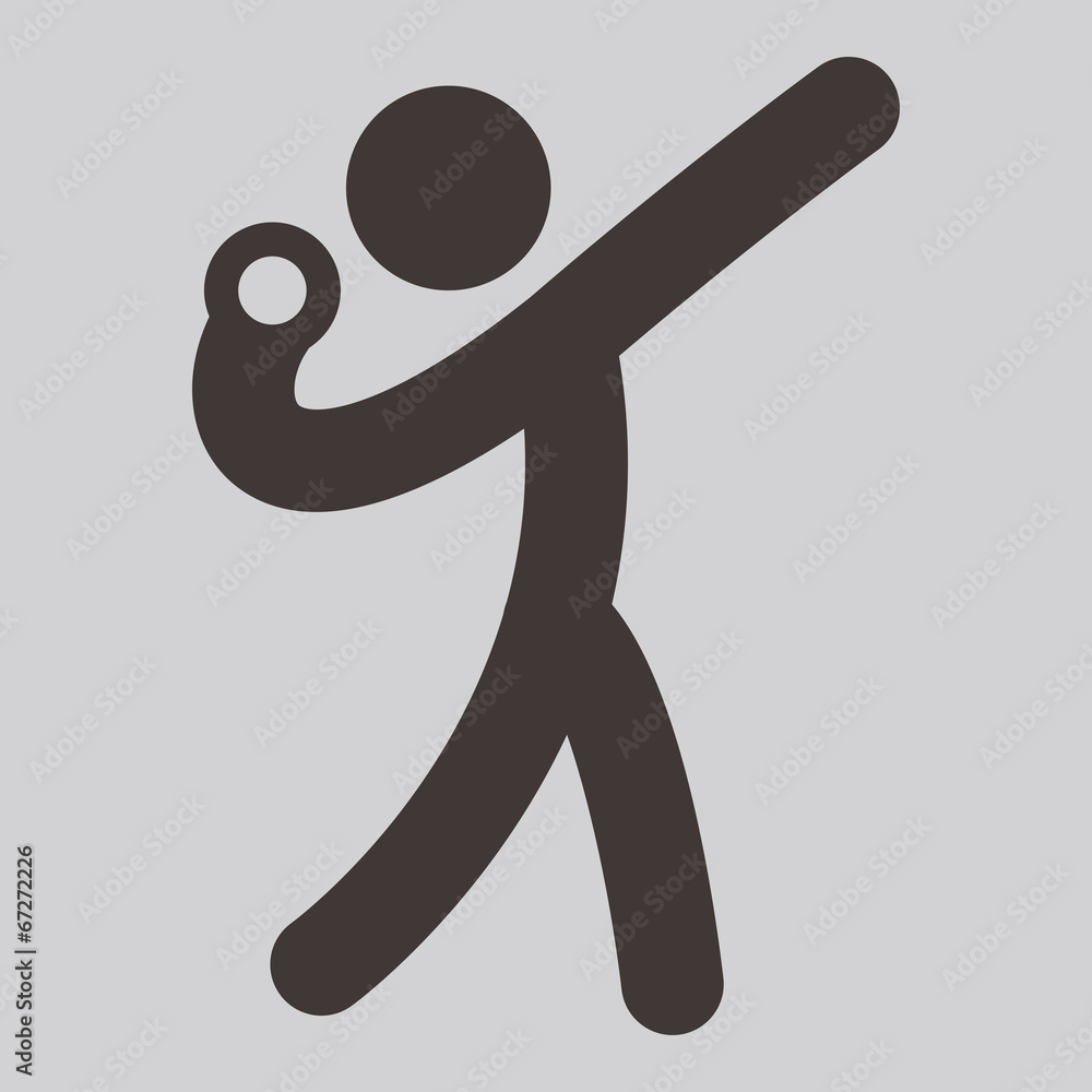 Shot put icon Shot put icon