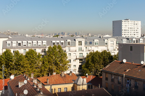 Parisian suburb, France. photo