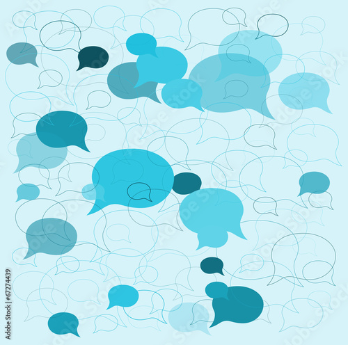 background speech bubbles