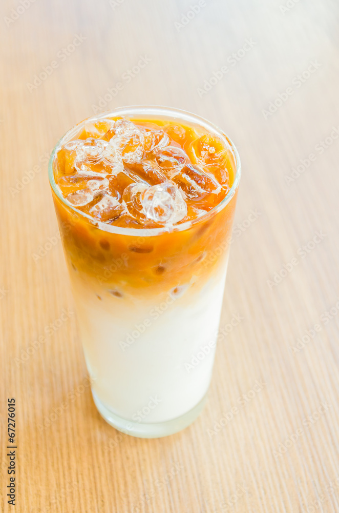 Iced latte coffee Iced latte coffee