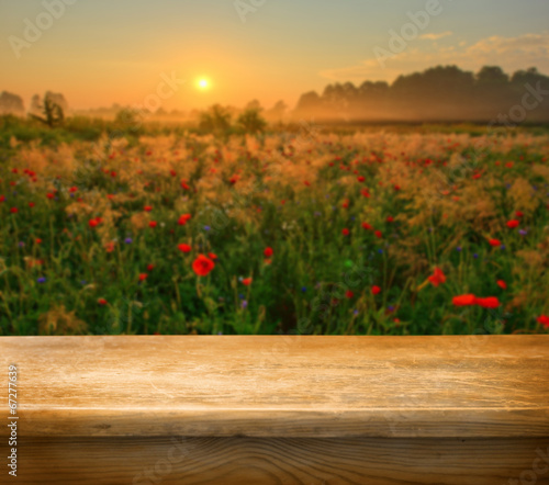 empty table