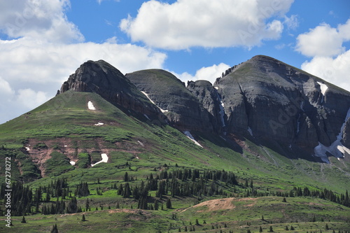 The San Juan Mountains in Colorado, America in July 2014