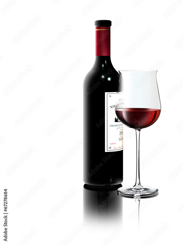 Rotwein auf weiß Rotwein auf weiß