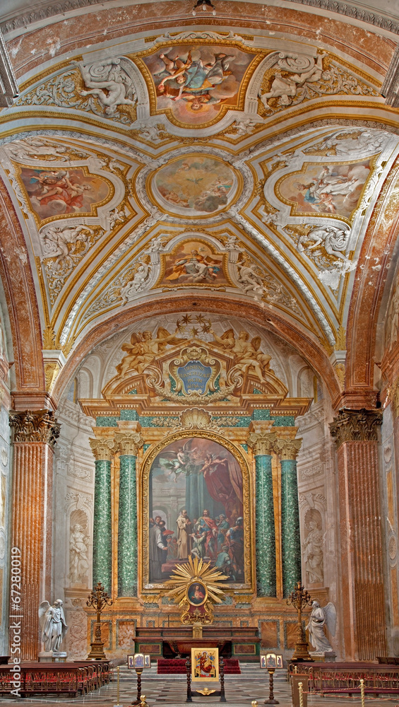 Rome - Altar from Basilica santa Maria degli Angeli