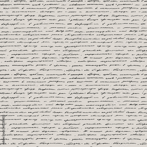 Handwriting. Seamless vector background.