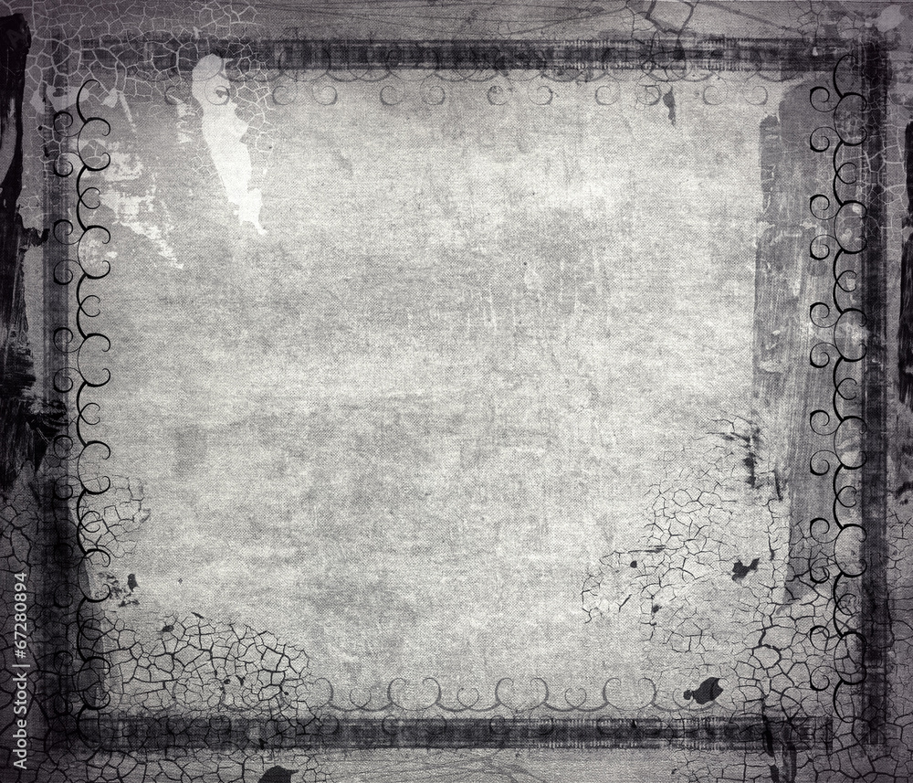 Naklejka premium Grunge retro style frame for your projects