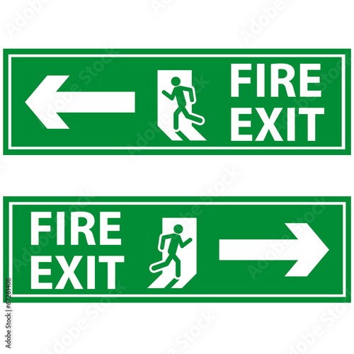 Fototapeta fire exit