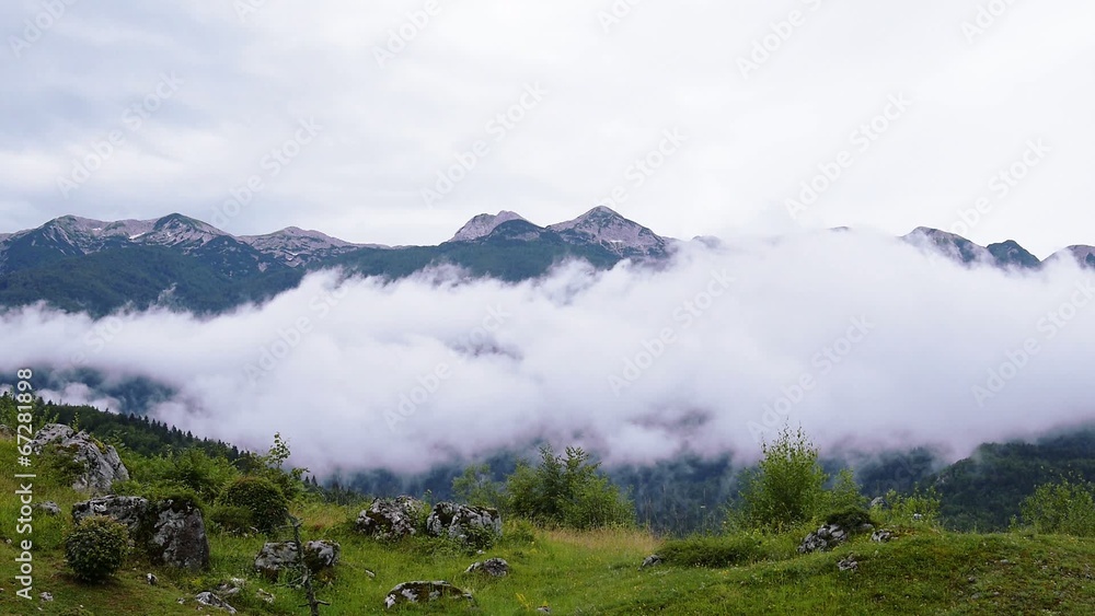 mountain landscape with clouds mountain landscape with clouds