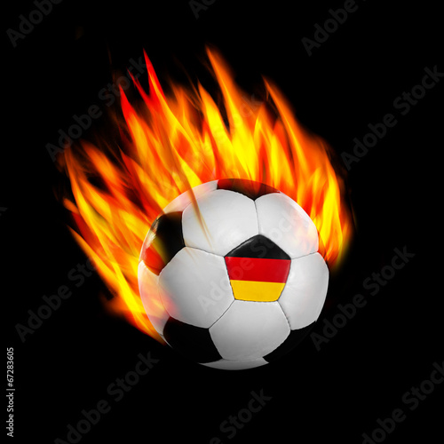 Fußball mit Feuer