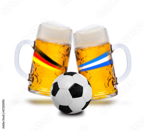 Fußball und Bier