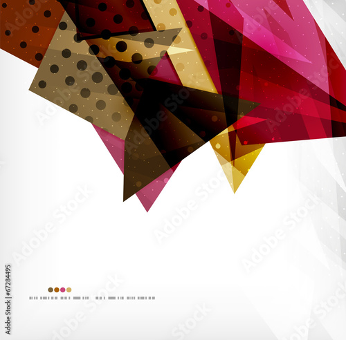 Abstract sharp angles background