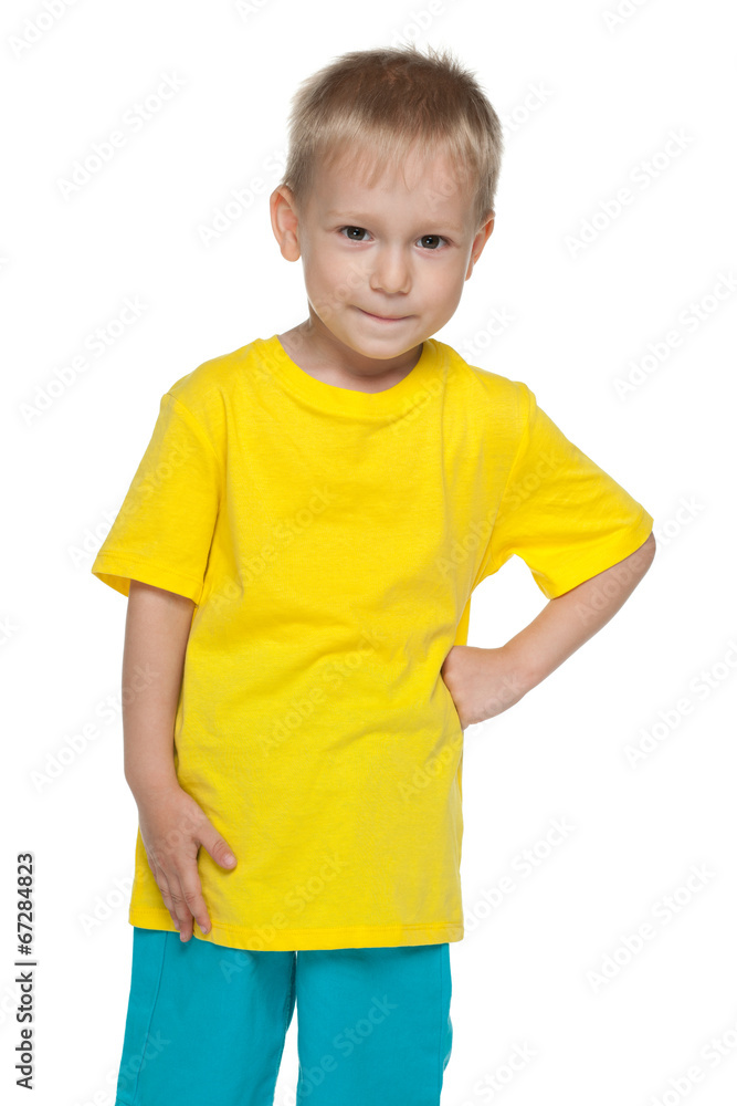 Cute thoughtful little boy Cute thoughtful little boy