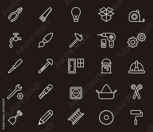 Tools icon set