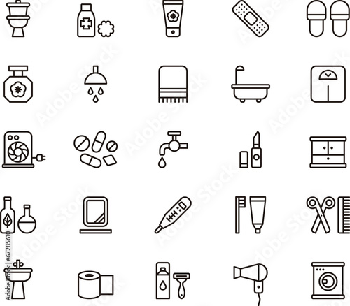 Bathroom icons