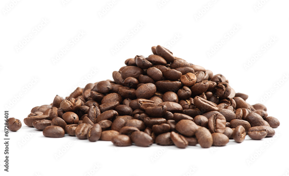 Obraz premium Brown coffee beans