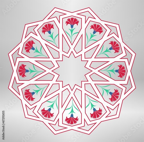traditional ottoman geometric design