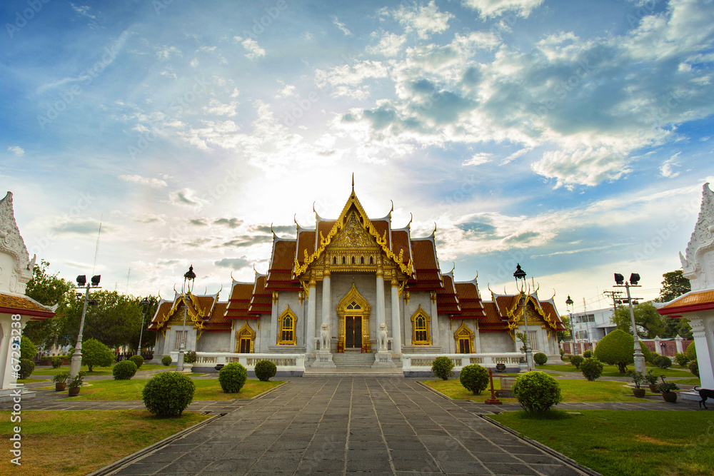 Wat Benchamabophit in Bangkok Wat Benchamabophit in Bangkok
