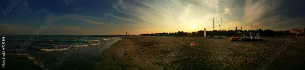Obraz premium sunset panorama