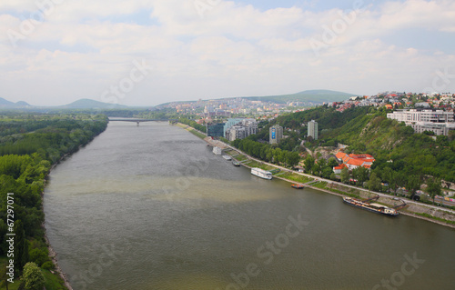 River Danube. Bratislava, Slovakia