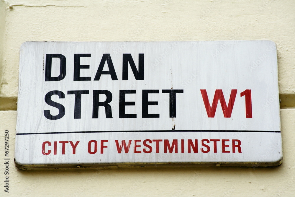 Dean Street street sign