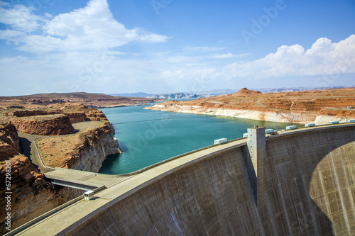 Glen Canyon Dam, near Page Arizona