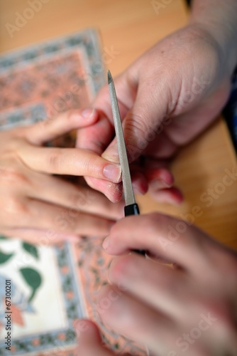 Technical execution of classical manicure