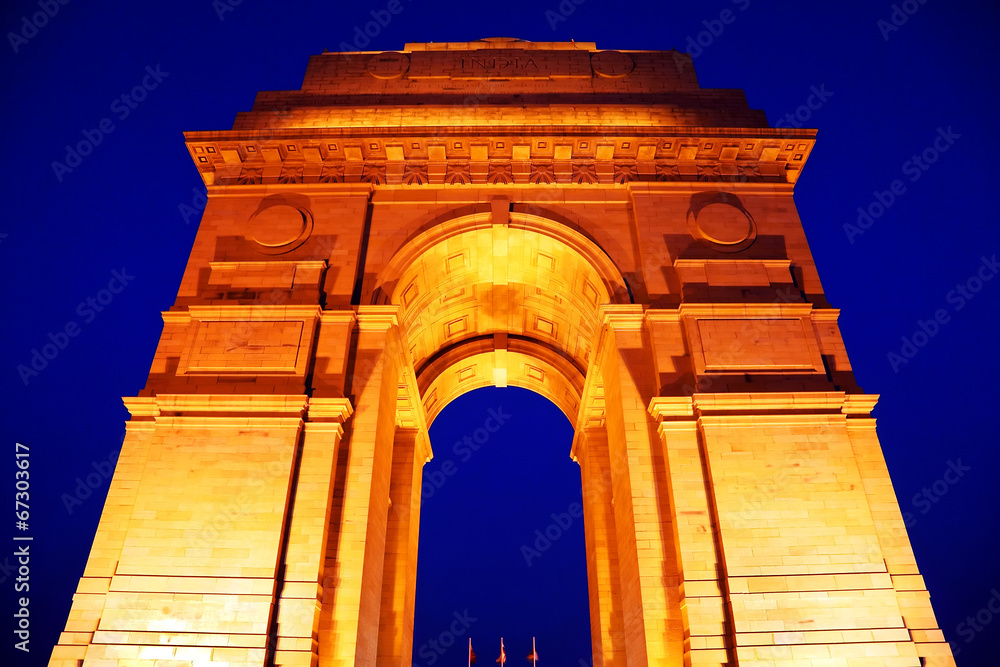 Fototapeta premium India Gate in New Delhi, India